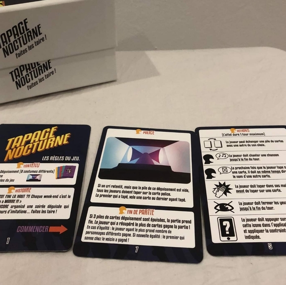 (2/25$) French Game - Jeu de société Tapage Nocturne - Picture 6 of 10